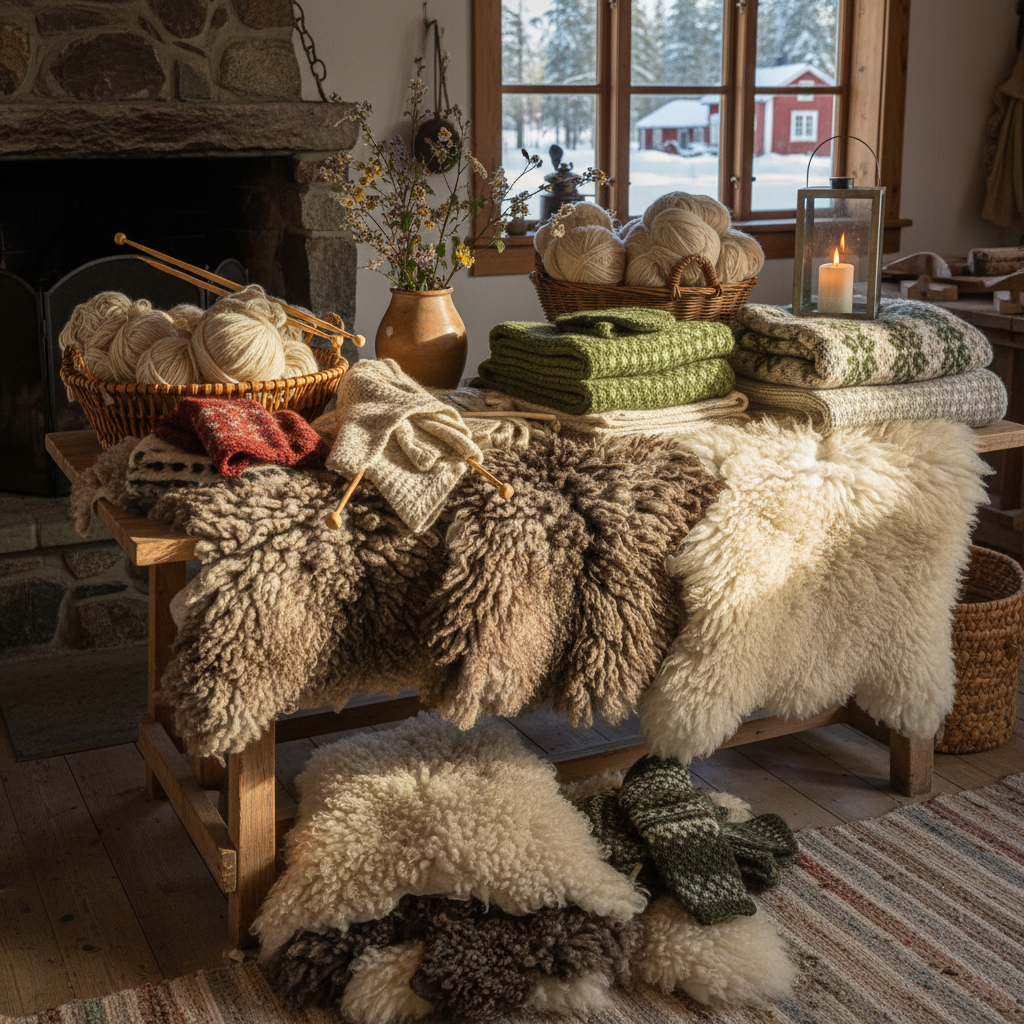 farskinn-ullhantverk